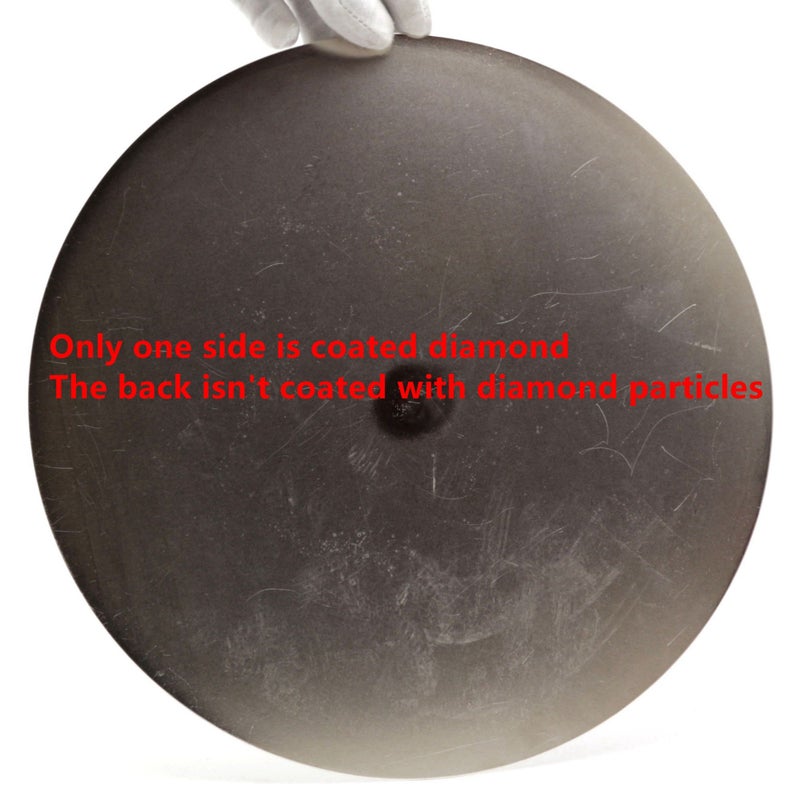 JINGLING NO Center Hole 8" inch Diamond Grinding Disc 120 Grit Flat Lap Disk Lapidary Tools for Stone - Image 4
